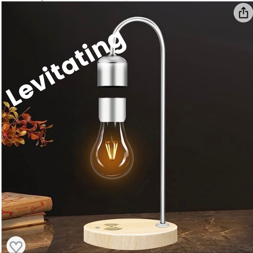 Levitating Lamp with Wireless phone Charger